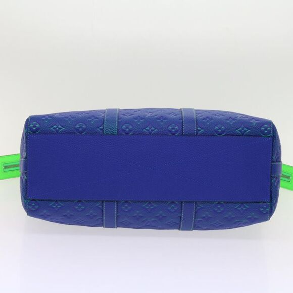 Pre Loved louis vuitton Women Neon Green Boston Bags - Picture 5 of 8